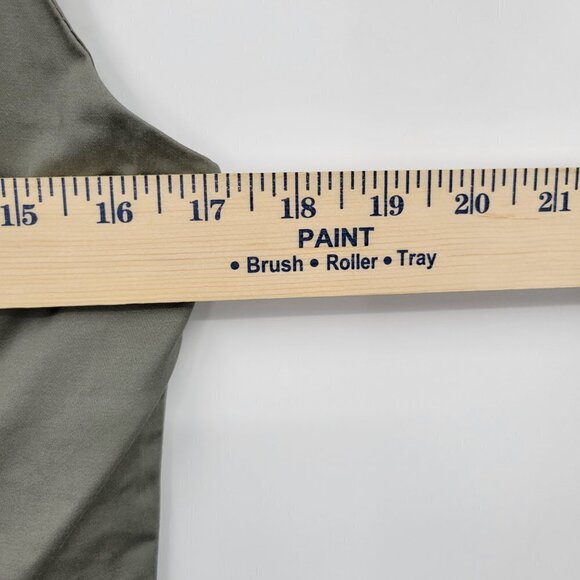 H&M Women Green V Neck Sleeveless Slimfit Casual Pencil Mini Work Dress Size 10 - Picture 7 of 10